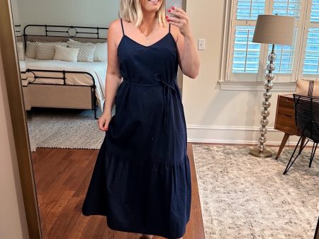 Universal Thread Navy with Tie Belt Sundress NWT- Size M (sold out online) Supply