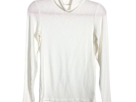 Aerie Ivory Ribbed Real Soft Turtleneck Top- Size S (see notes) For Sale