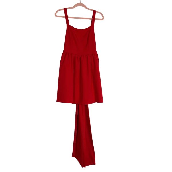 AURA Red Back Bow Dress- Size XS Online Sale