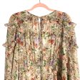 Buddy Love Beige Floral Double Slit Button Up Back Dress- Size M (see notes, sold out online) Discount