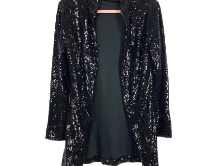 Kellparker Black Sequin Blazer- Size L Online