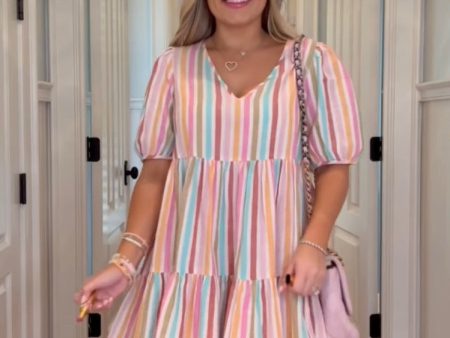 A New Approach Striped Dress- Size XS Fashion