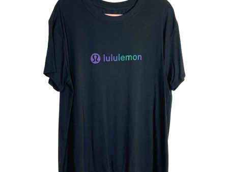 Lululemon Black Tee-Size ~12 (see notes) Cheap