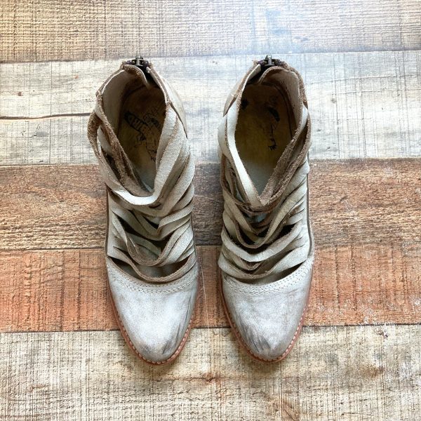 Free Bird Sabra Leather Distressed Booties- Size 7 (see notes) For Cheap