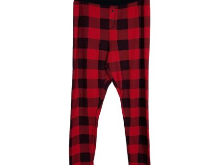 Old Navy Buffalo Plaid Thermal Pants- Size L Hot on Sale