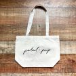 Petal + Pup Canvas Tote Online now