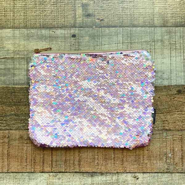 No Brand Pink Silver Sequins Clutch Discount