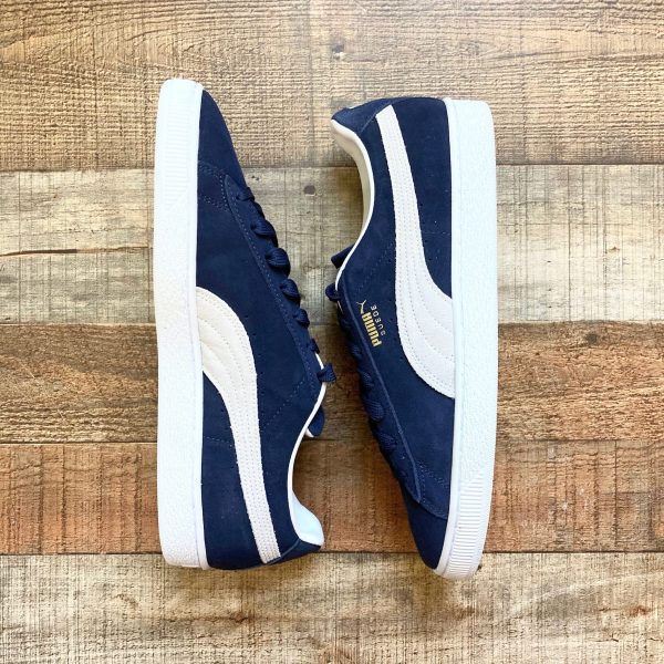 Puma Suede Classic XXI Navy Peacoat MEN S Sneakers- Size 11.5 (LIKE NEW) Discount