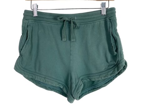 Aerie Dark Sage Drawstring Athletic Shorts- Size S Supply