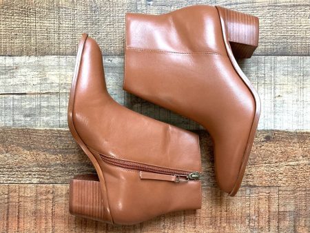 ABLE Camel Leather Boots- Size 9 (Brand New Condition) Hot on Sale