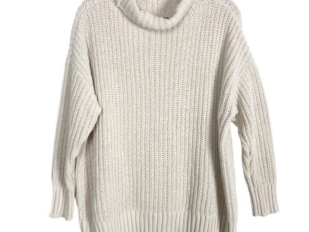 Aerie Cream Chunky Knit Turtleneck Sweater- Size XS Online