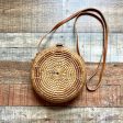 No Brand Round Rattan Shoulder Bag (LIKE NEW) For Sale