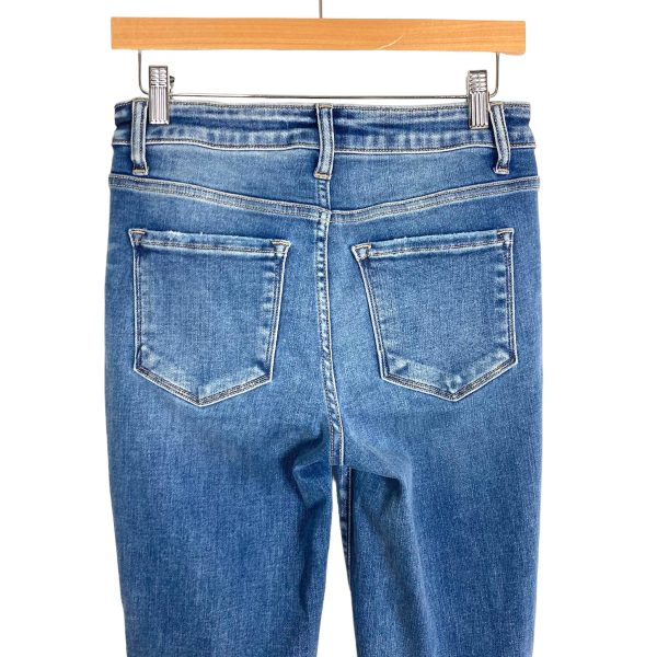 Flying Monkey Medium Wash Distressed Jeans- Size 27 (Inseam 28.5”) For Cheap