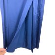 Abercrombie & Fitch Blue Satin Front Slit Dress NWT- Size M Petite on Sale