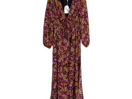 Buddy Love Floral with Front Tie and Cut Out Desirae Maxi Dress NWT- Size M Supply