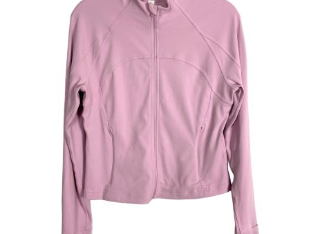 Lululemon Lilac Zip Front with Back Mesh Vent Jacket-Size 12 Online Hot Sale