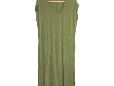 Z Supply Sage Rounded Hem with Side Slits T-Shirt Dress- Size S Fashion