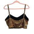 Eloquii Gold Sequin Cropped Tank- Size 14 (sold out online) Online now