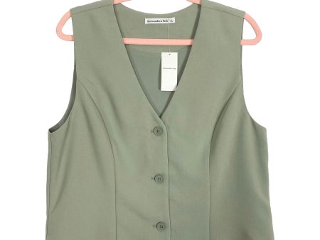 Abercrombie & Fitch Green Vest NWT- Size L Discount