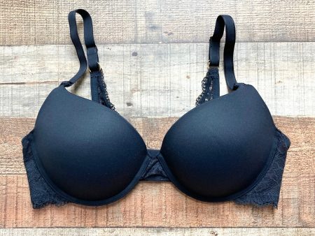 Soma Black Lace Embraceable Enchanting Push Up Bra- Size 38D For Cheap