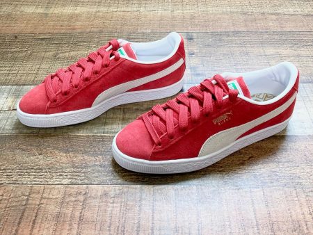 Puma Suede Classic XXI Red MEN S Sneakers- Size 11.5 (LIKE NEW) on Sale