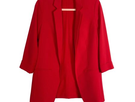 Express Red Shoulder Padded Blazer- Size S Discount