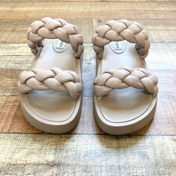 Steve Madden Braided Double Strap Sandals- Size 10 (see notes) on Sale