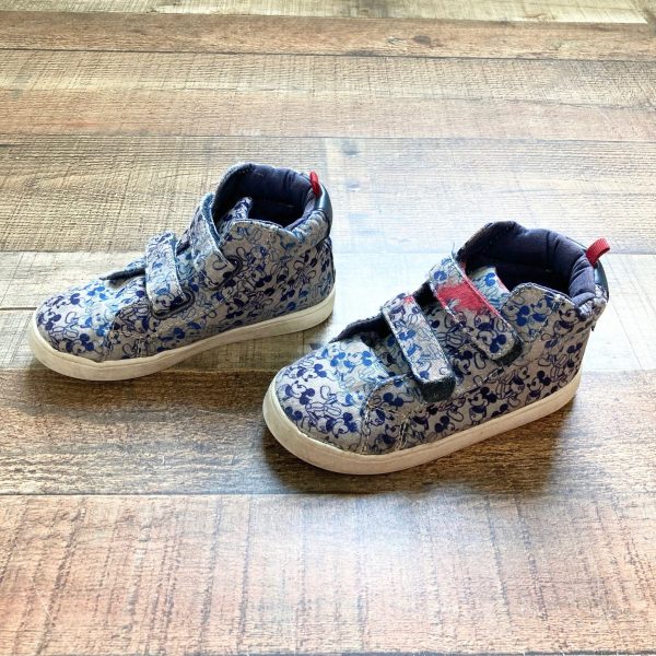 Gap Kids x Disney Gray Mickey Mouse Velcro High Top Sneakers-Size 10 (see notes) For Discount