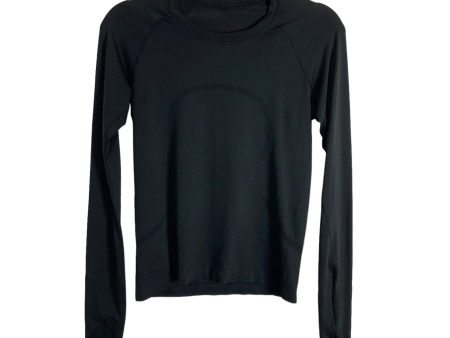 Lululemon Black Swiftly Tech Long Sleeve 2.0 Tee- Size 6 Sale